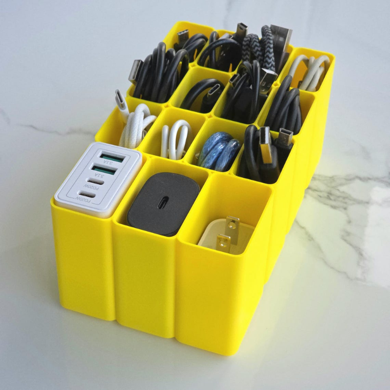 Smart Hub Gear Desktop Cable Organizer Box 6.5in
