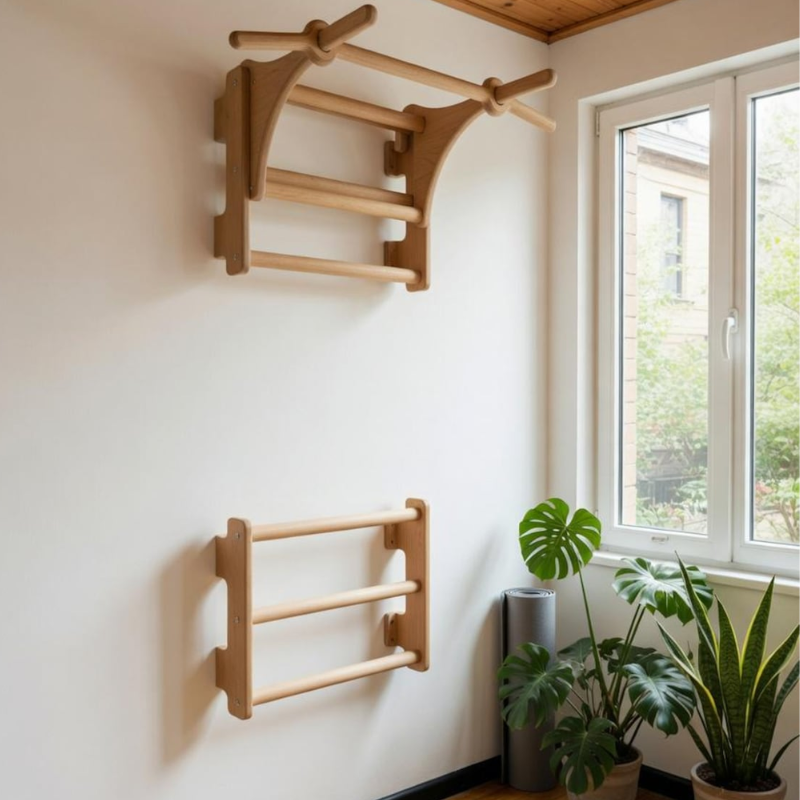Smart Hub Gear Wall-Mounted Dip and Pull-Up Station 330 Lbs