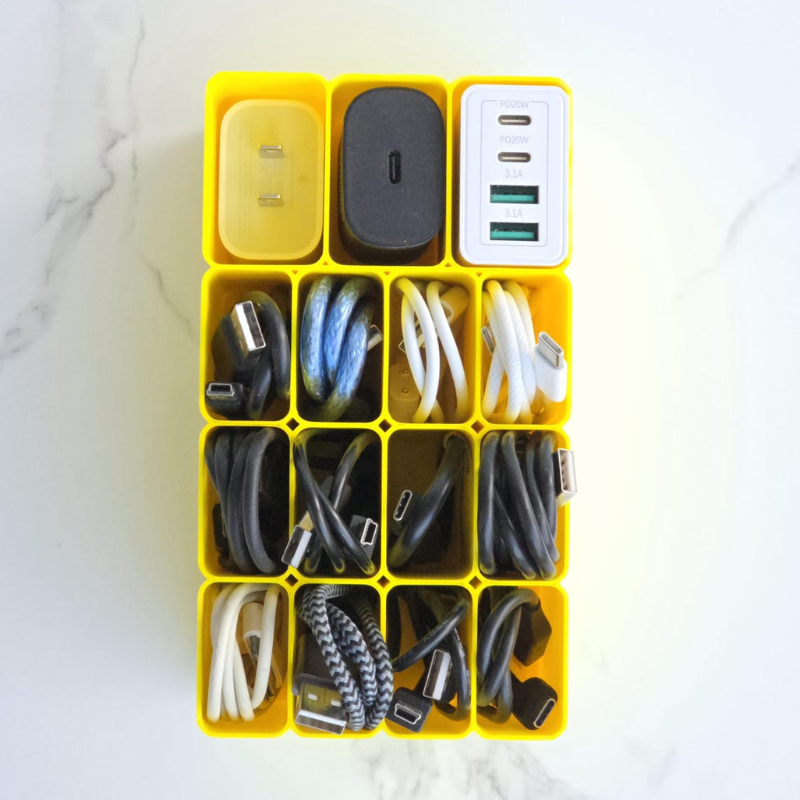Smart Hub Gear Desktop Cable Organizer Box 6.5in
