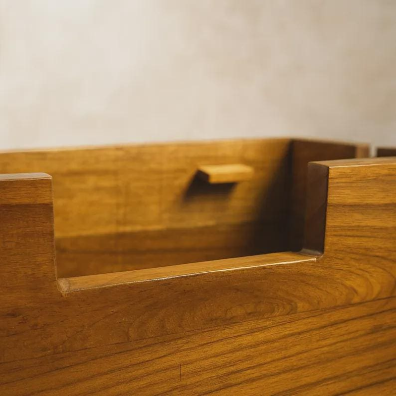 Smart Hub Gear Handcrafted Solid Wood Cable Management Box 12in
