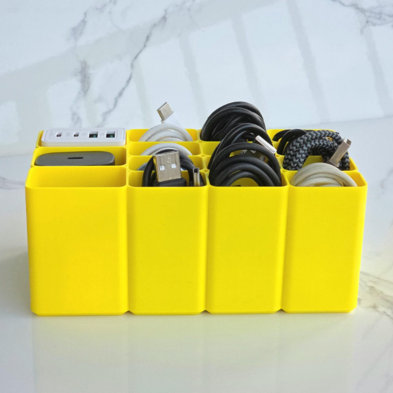 Smart Hub Gear Desktop Cable Organizer Box 6.5in